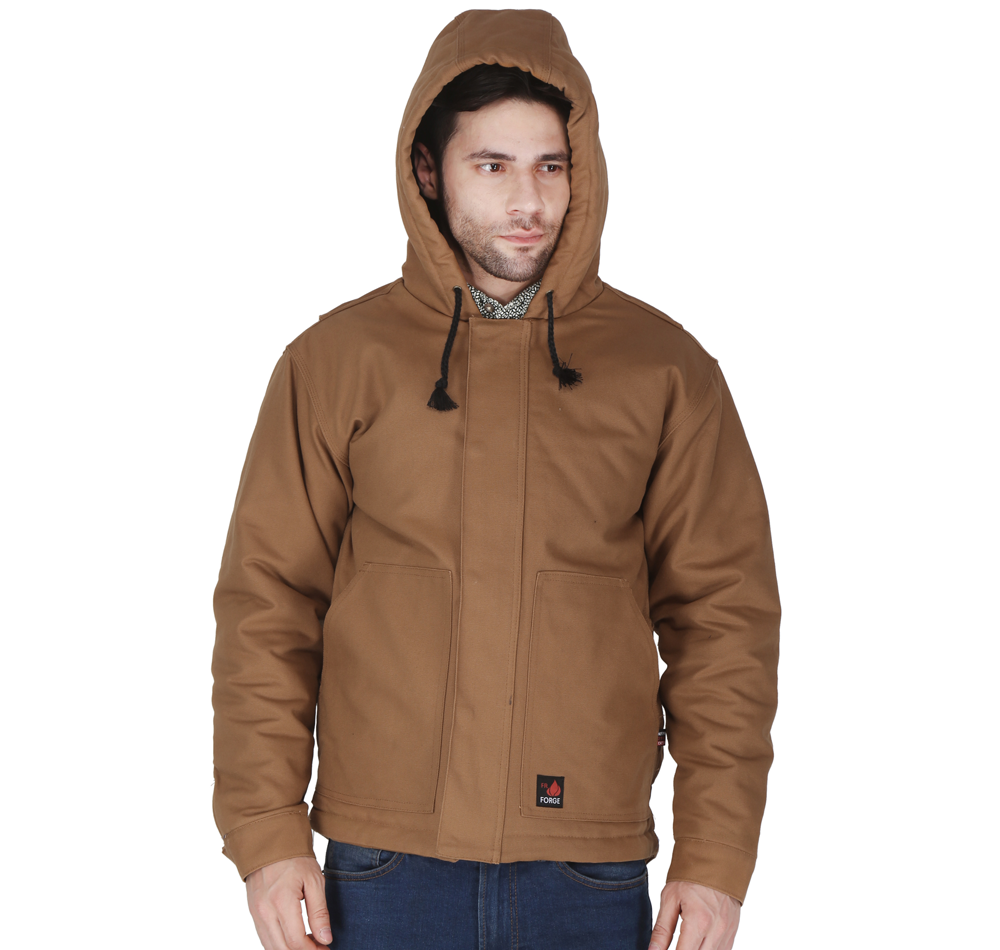 Forge FR - Men's FR Duck Jacket with Detachable Hood